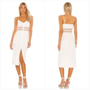 Tularosa Coral Dress in Ivory XS